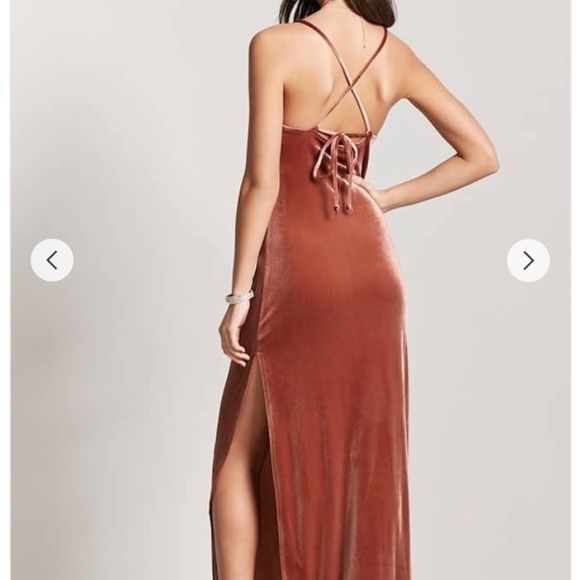 Forever 21 | Dresses | Forever 2 Velvet Maxi Nwt | Poshmark